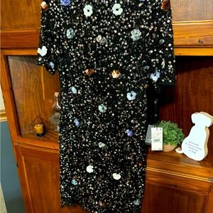 Adrianna Papell sequin dress